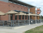 Lazlo's Brewery patio seating